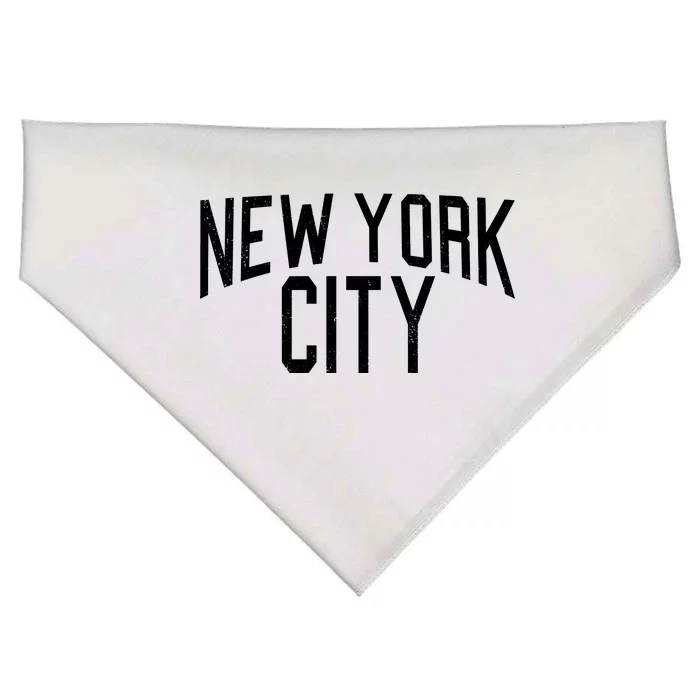 New York City Simple Logo USA-Made Doggie Bandana