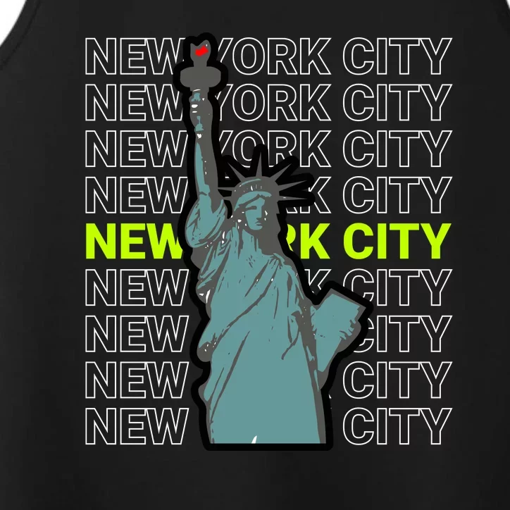 New York City Statue of Liberty Performance Tank