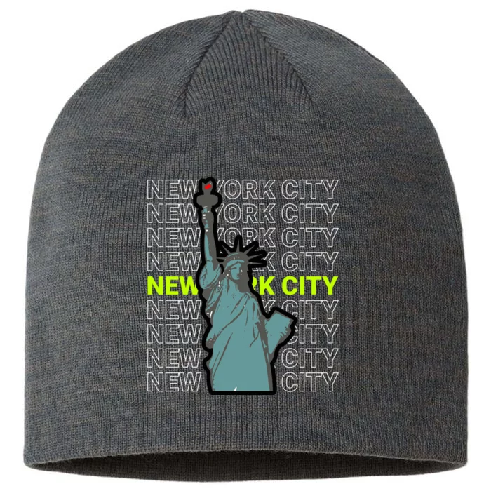 New York City Statue of Liberty 8 1/2in Sustainable Knit Beanie