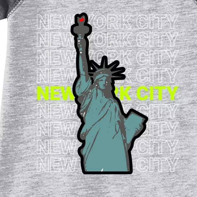 New York City Statue of Liberty Infant Baby Jersey Bodysuit