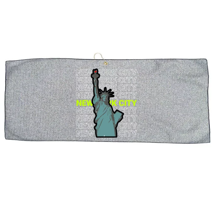 New York City Statue of Liberty Large Microfiber Waffle Golf Towel