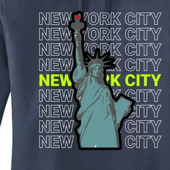 New York City Statue of Liberty Women's Pullover Hoodie