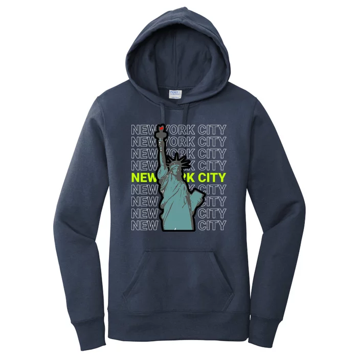 New York City Statue of Liberty Women's Pullover Hoodie