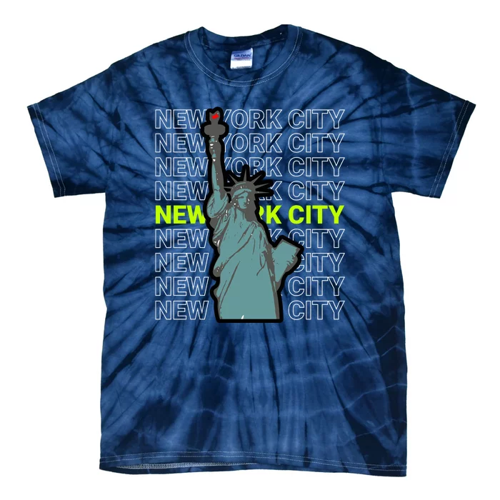 New York City Statue of Liberty Tie-Dye T-Shirt