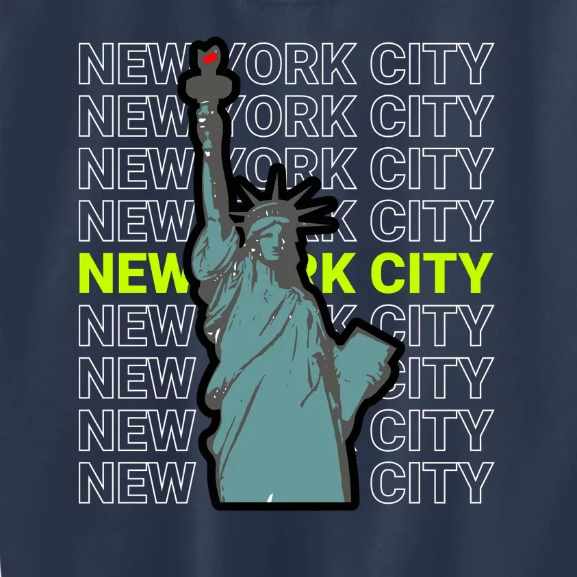 New York City Statue of Liberty Kids Sweatshirt