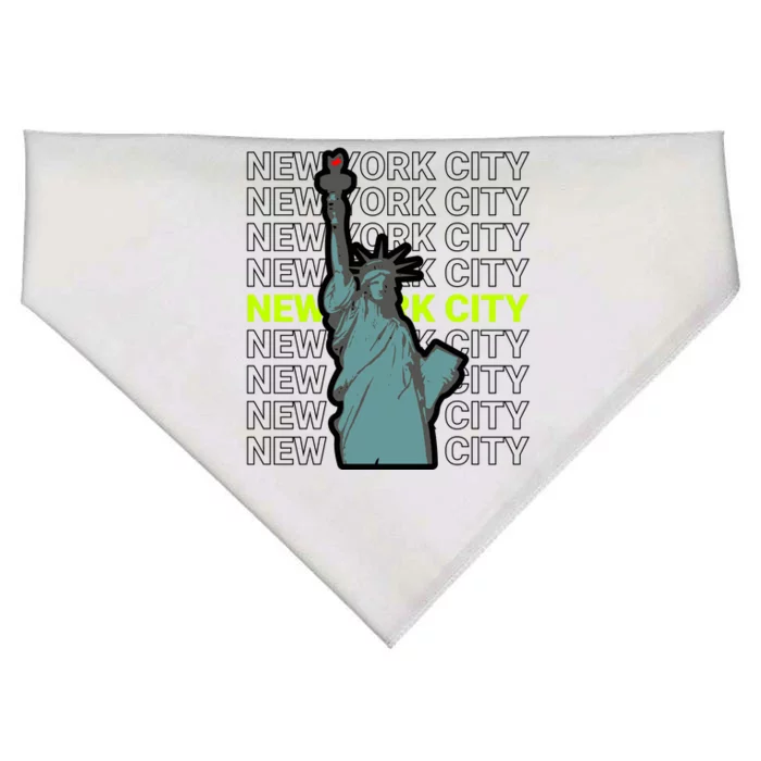 New York City Statue of Liberty USA-Made Doggie Bandana