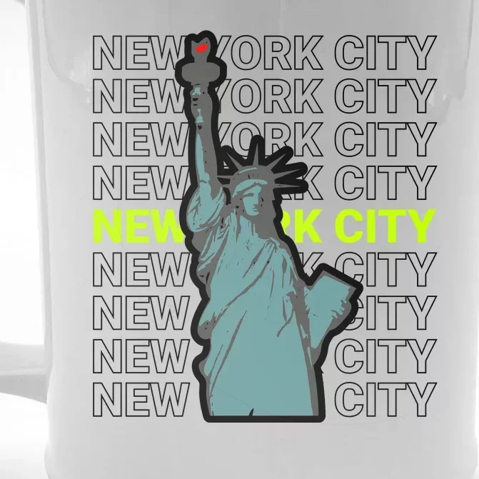 New York City Statue of Liberty Front & Back Beer Stein