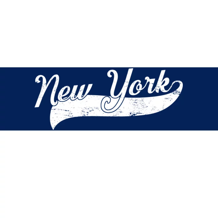 New York Classic Logo Bumper Sticker