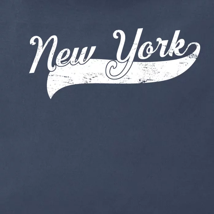 New York Classic Logo Zip Tote Bag