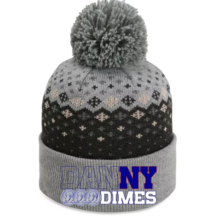 New York Danny Dimes QB NY The Baniff Cuffed Pom Beanie