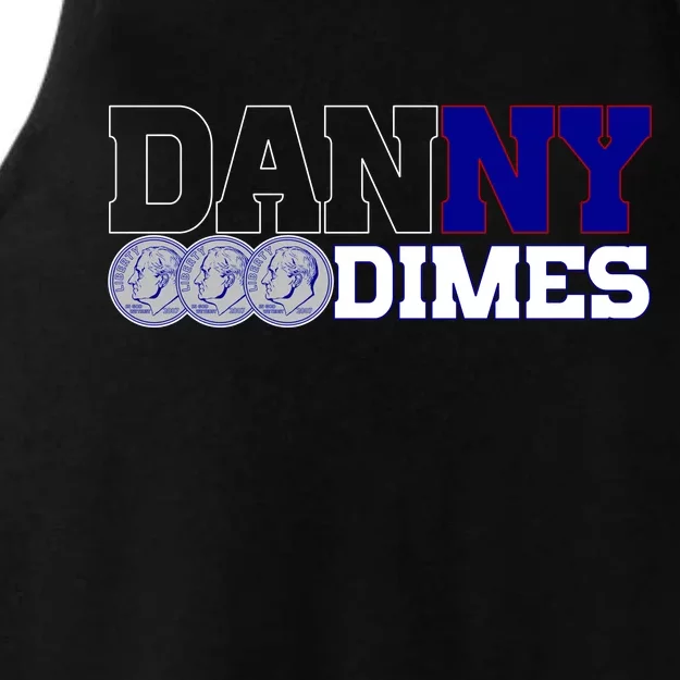 New York Danny Dimes QB NY Ladies Tri-Blend Wicking Tank