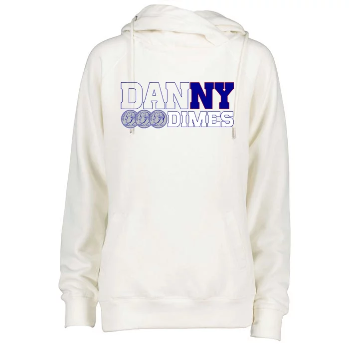 New York Danny Dimes QB NY Womens Funnel Neck Pullover Hood