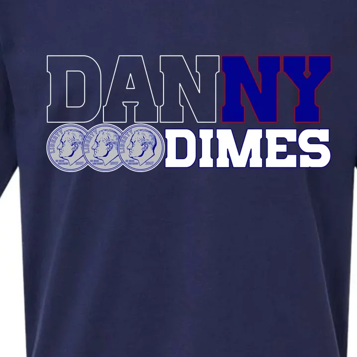 New York Danny Dimes QB NY Sueded Cloud Jersey T-Shirt