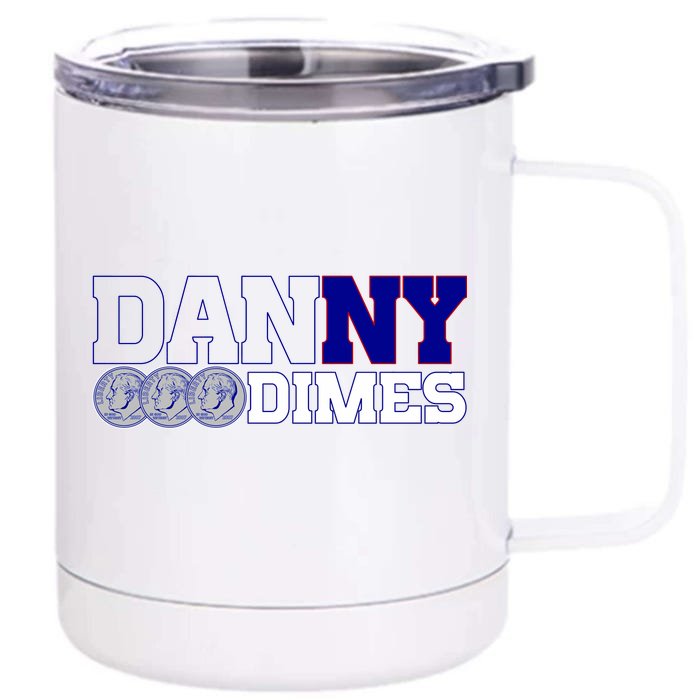 New York Danny Dimes QB NY Front & Back 12oz Stainless Steel Tumbler Cup