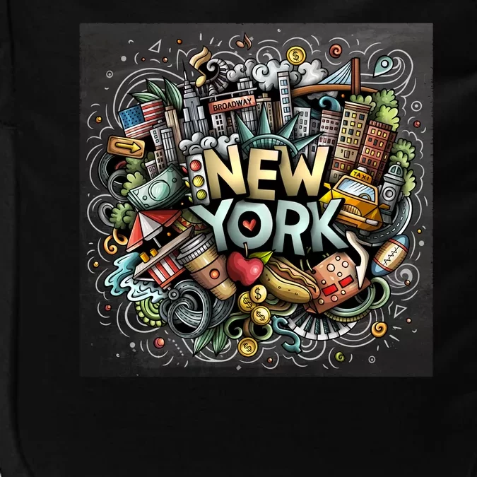 New York Illustration Impact Tech Backpack