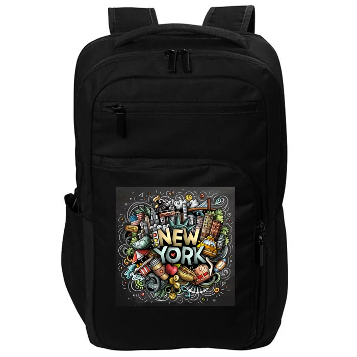 New York Illustration Impact Tech Backpack