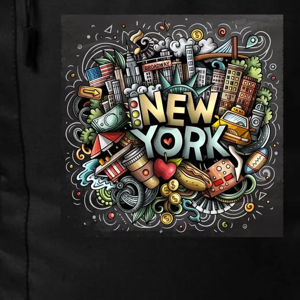 New York Illustration Daily Commute Backpack