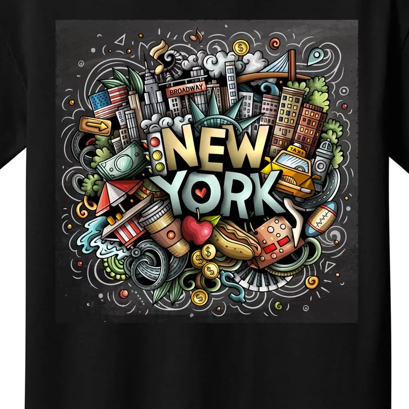 New York Illustration Kids T-Shirt