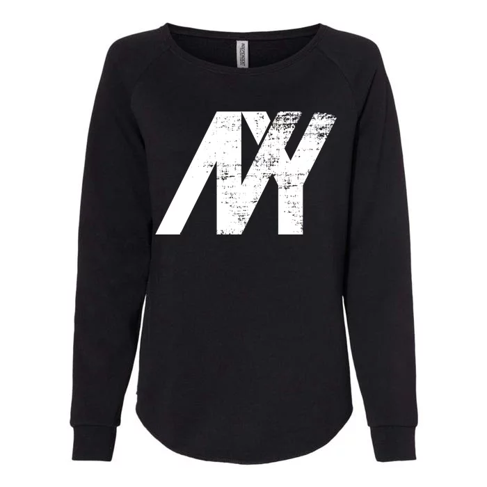 New York NY Grunge Womens California Wash Sweatshirt