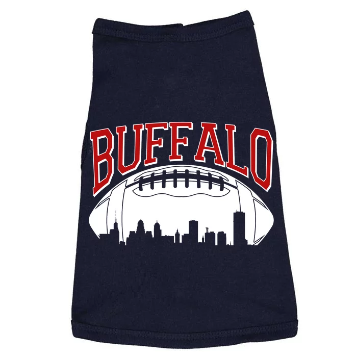 New York Skyline Buffalo Football Fan Doggie Tank