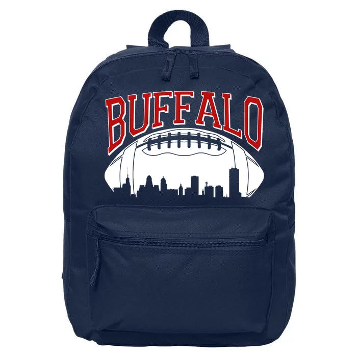 New York Skyline Buffalo Football Fan 16 in Basic Backpack