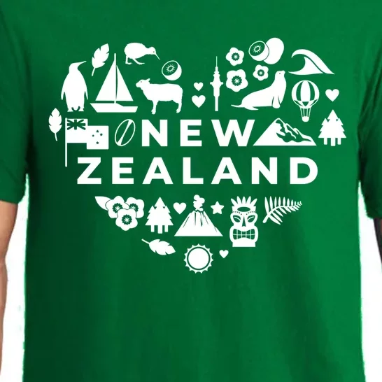 New Zealand Heart Pajama Set