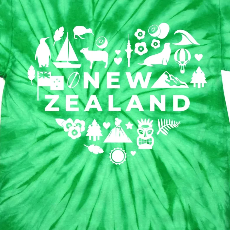 New Zealand Heart Tie-Dye T-Shirt