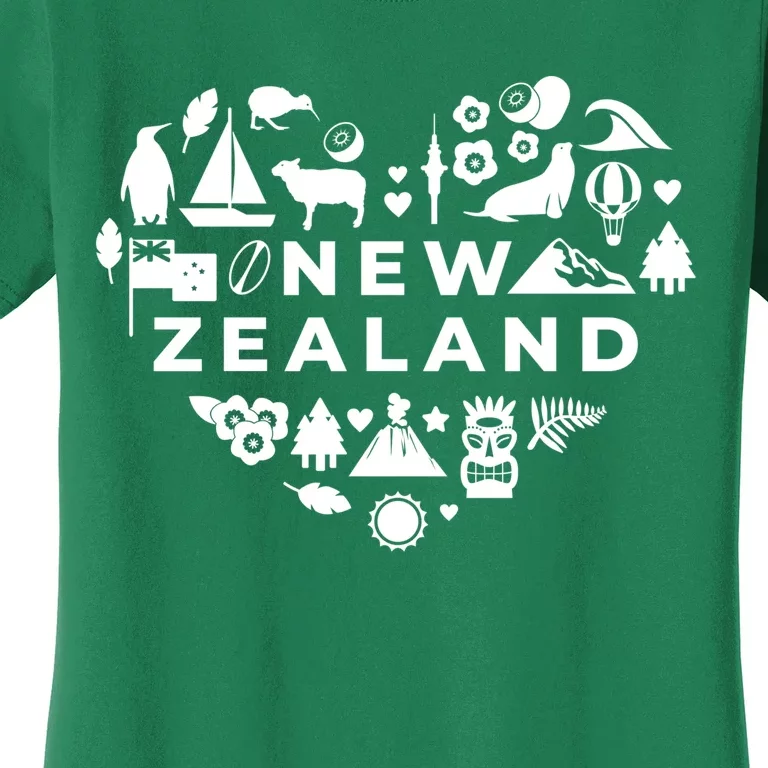 New Zealand Heart Women's T-Shirt