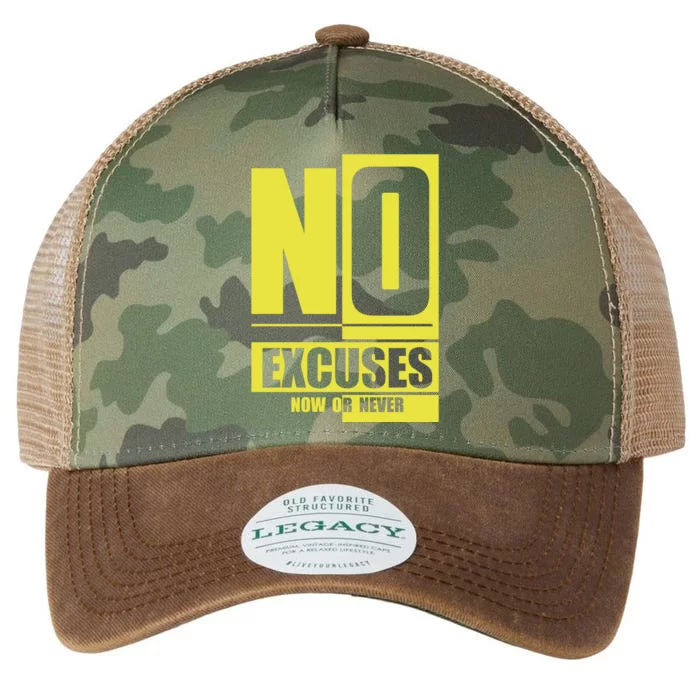 No Excuses Workout Motivational Legacy Tie Dye Trucker Hat