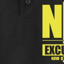 No Excuses Workout Motivational Dry Zone Grid Performance Polo