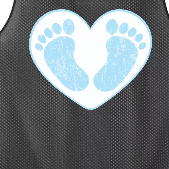 Newborn Feet Mesh Reversible Basketball Jersey Tank