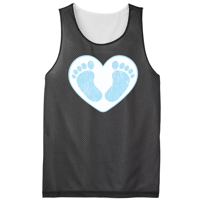 Newborn Feet Mesh Reversible Basketball Jersey Tank