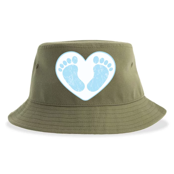 Newborn Feet Sustainable Bucket Hat