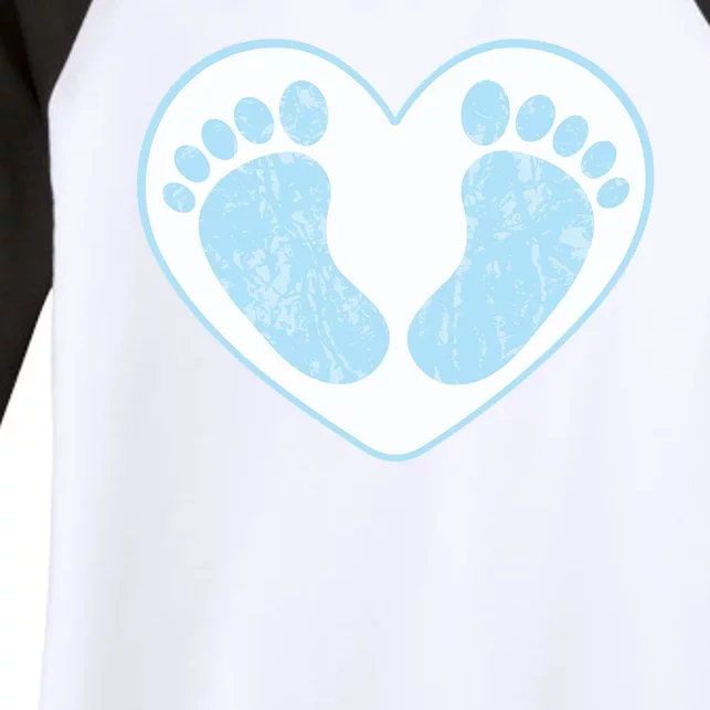 Newborn Feet Women's Tri-Blend 3/4-Sleeve Raglan Shirt