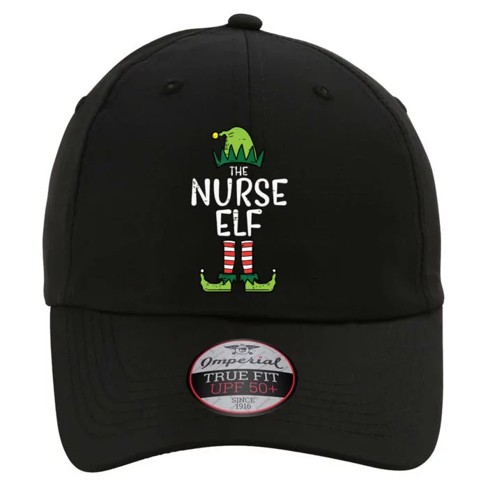 Nurse Elf Xmas Matching Christmas For Family Winter Scrub The Original Performance Cap