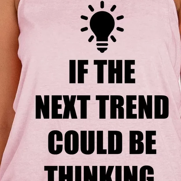 Next Trend Is Thinking Women's Knotted Racerback Tank