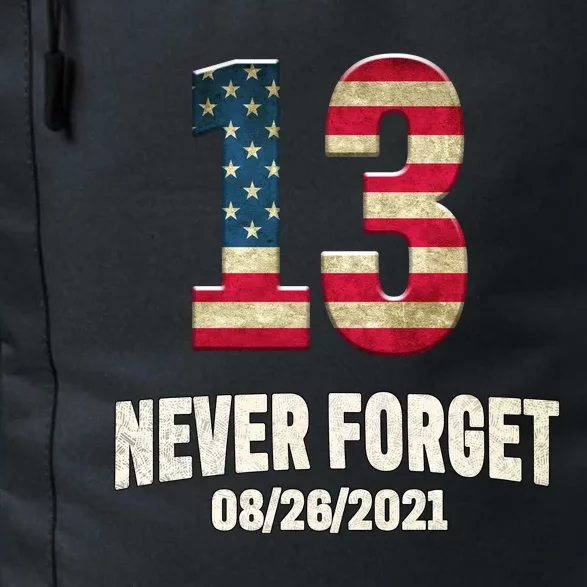 Never Forget 13 Service Members Kabul Afghanistan Airport Daily Commute Backpack