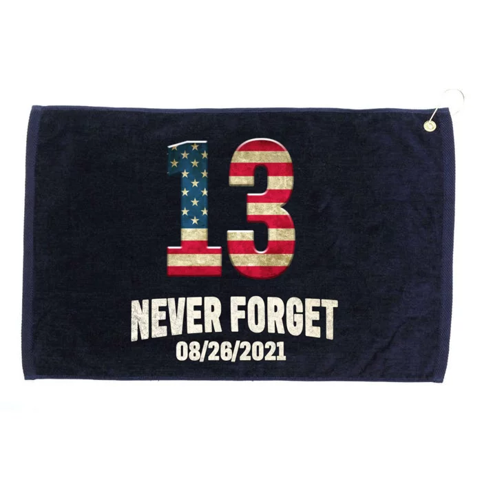 Never Forget 13 Service Members Kabul Afghanistan Airport Grommeted Golf Towel