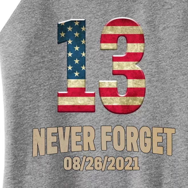 Never Forget 13 Service Members Kabul Afghanistan Airport Women’s Perfect Tri Rocker Tank