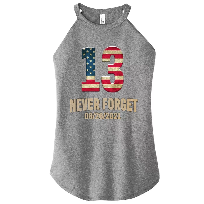 Never Forget 13 Service Members Kabul Afghanistan Airport Women’s Perfect Tri Rocker Tank