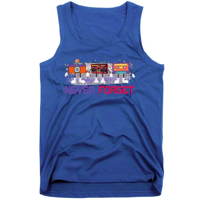 Never Forget 80s 90s Tank Top