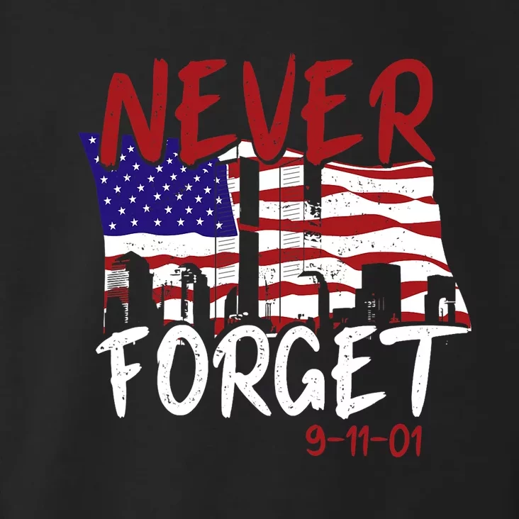 Never Forget 9/11/01 Toddler Hoodie