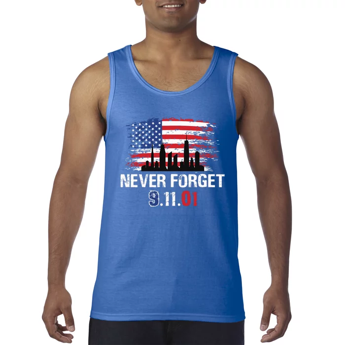 Never Forget 9.11.01 Tank Top