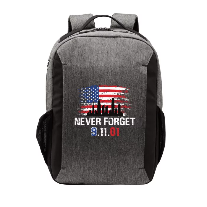 Never Forget 9.11.01 Vector Backpack