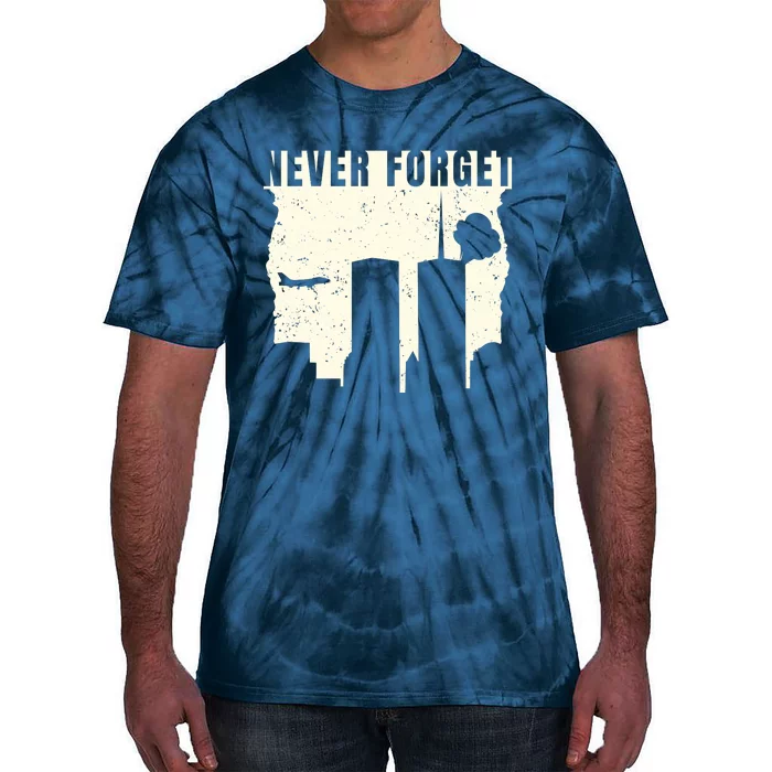 Never Forget 9.11 Patriot Day Tie-Dye T-Shirt