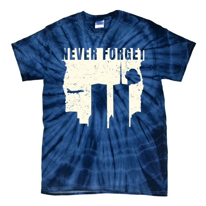 Never Forget 9.11 Patriot Day Tie-Dye T-Shirt