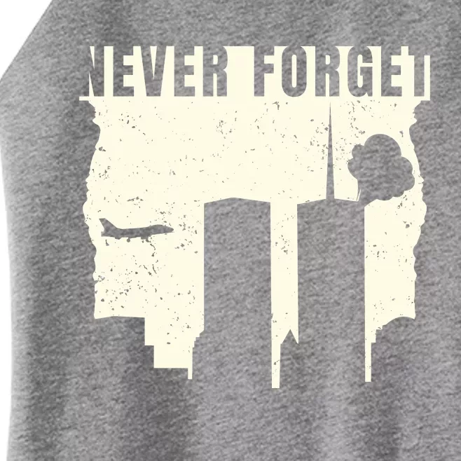 Never Forget 9.11 Patriot Day Women’s Perfect Tri Rocker Tank