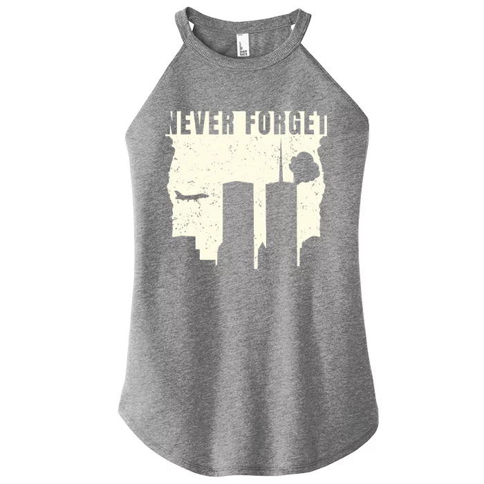 Never Forget 9.11 Patriot Day Women’s Perfect Tri Rocker Tank