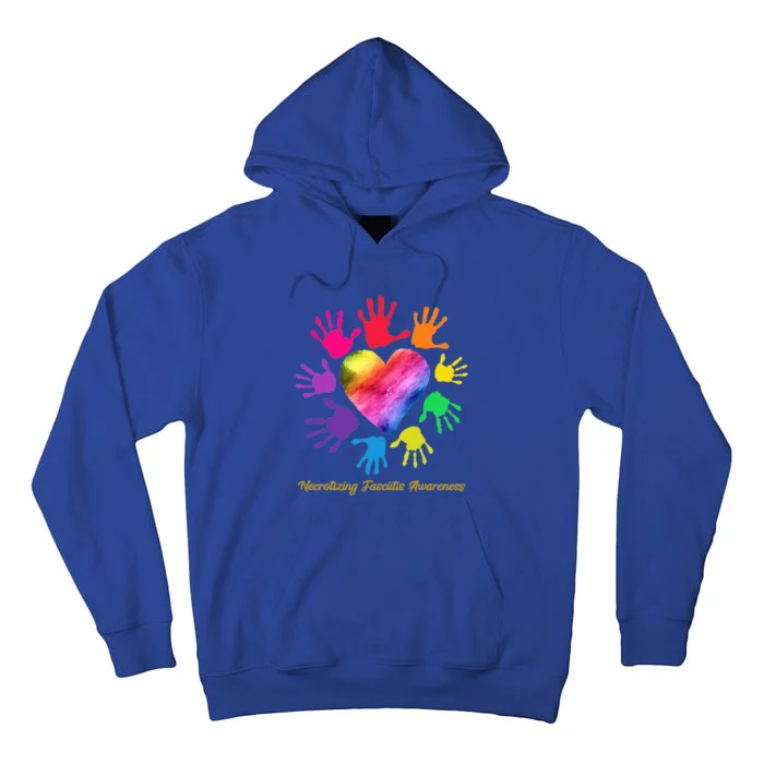 Necrotizing Fasciitis Awareness Hands Gift Tall Hoodie