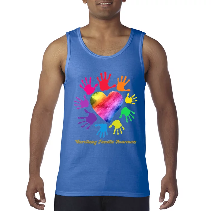 Necrotizing Fasciitis Awareness Hands Gift Tank Top